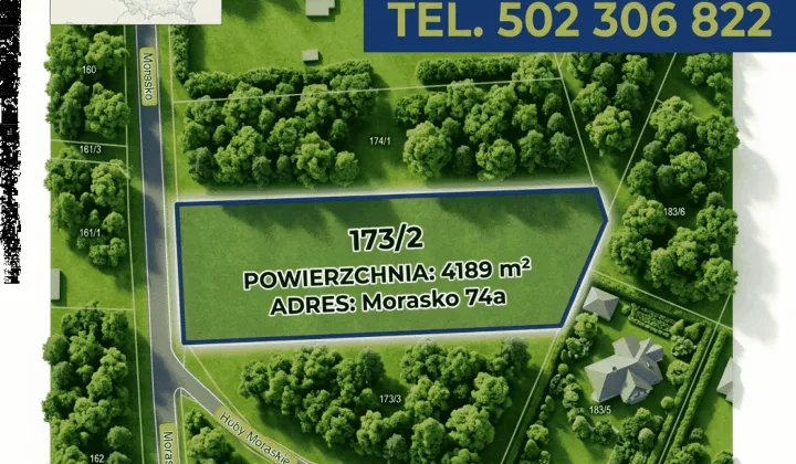 Działka budowlana Poznań Morasko, ul. Morasko