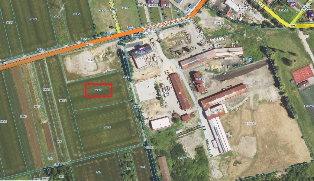 Działka inwestycyjna Babice, ul. kard. Wyszyńskiego