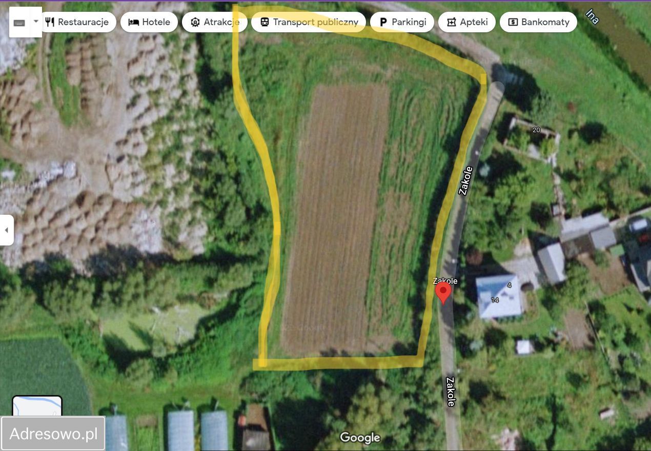 Działka inwestycyjna Stargard, ul. Zakole