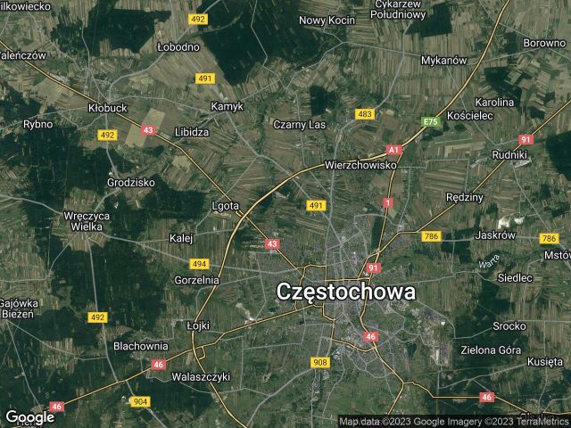 Działka budowlana Częstochowa Grabówka, ul. św. Kaspra del Bufalo. Zdjęcie 1