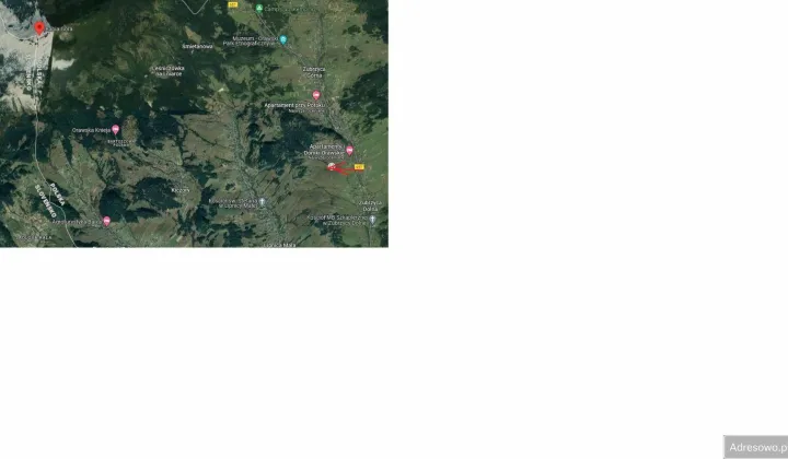 Działka rolna Zubrzyca Dolna