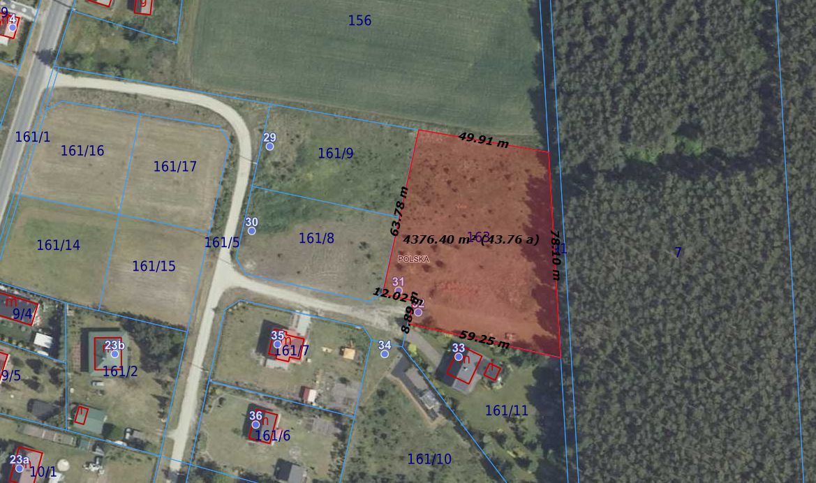 Działka rekreacyjna Gruszeczka. Zdjęcie 2