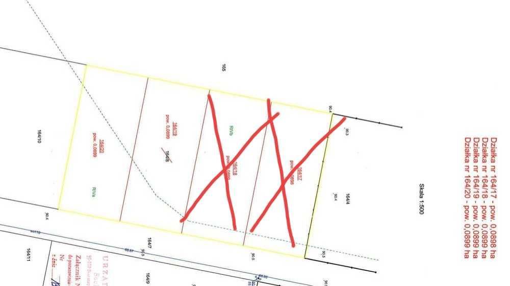 Działka budowlana Czerwonka-Parcel. Zdjęcie 3