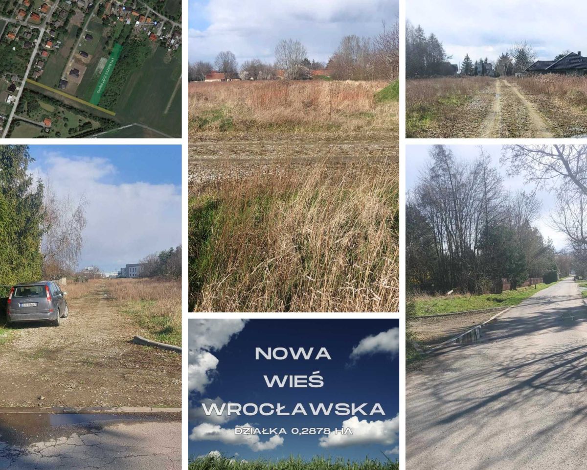 Działka budowlana Nowa Wieś Wrocławska, ul. Nowa. Zdjęcie 2