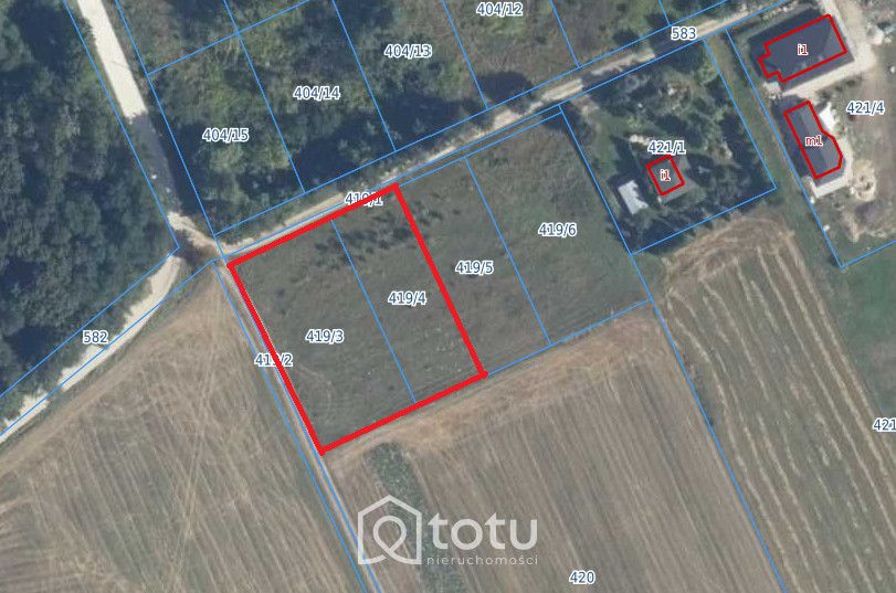 Działka rolna Starogród. Zdjęcie 2