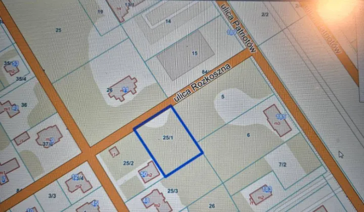 Działka budowlana Warszawa Wawer, ul. Rozkoszna