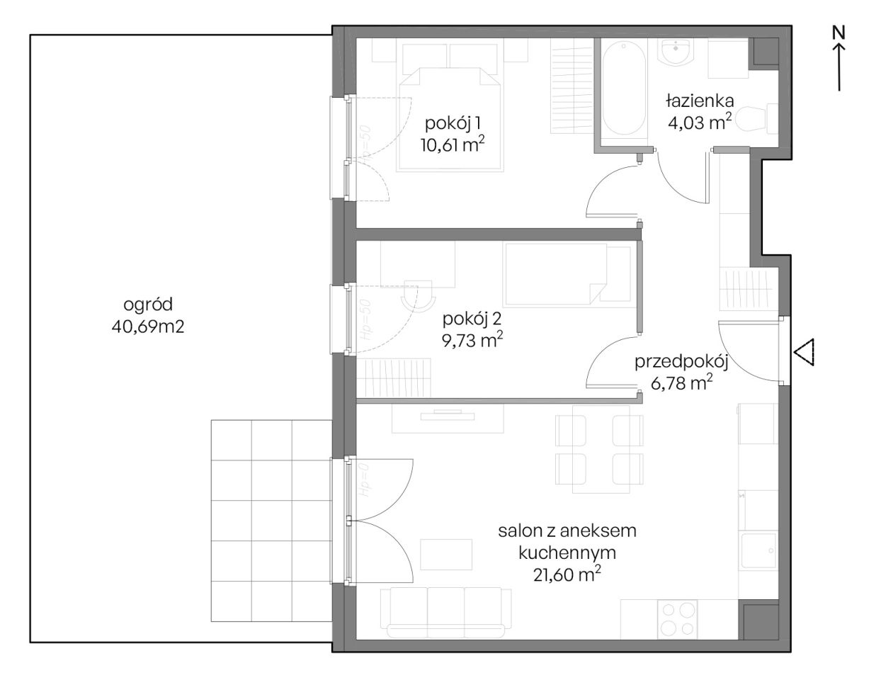 Mieszkanie 3-pokojowe Gdańsk Ujeścisko, ul. Niepołomicka. Zdjęcie 8