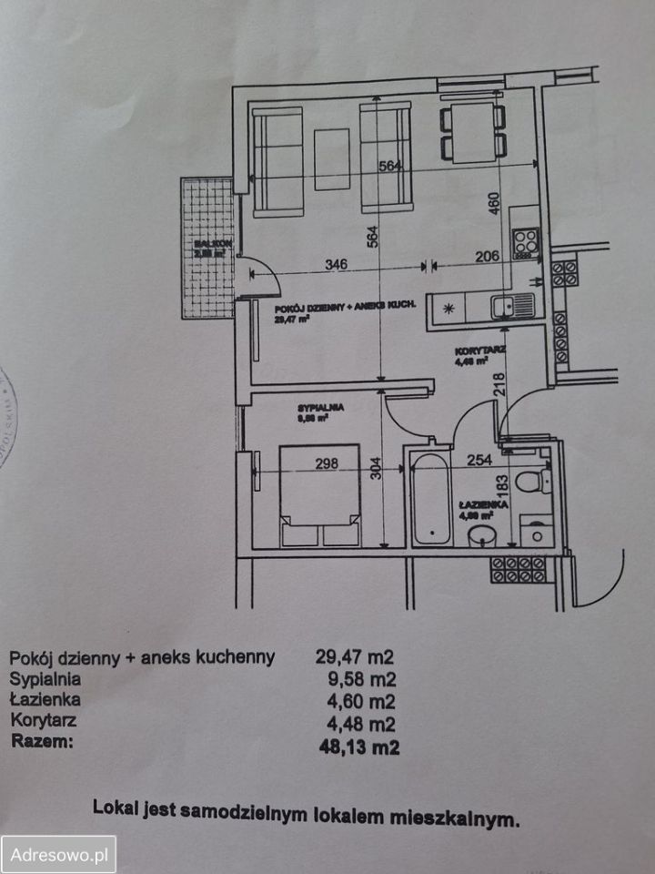 Mieszkanie 2-pokojowe Komorniki, ul. Cyprysowa. Zdjęcie 8