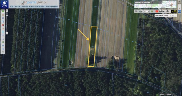 Działka rolna Krzepczów Krzepczów Stary. Zdjęcie 1