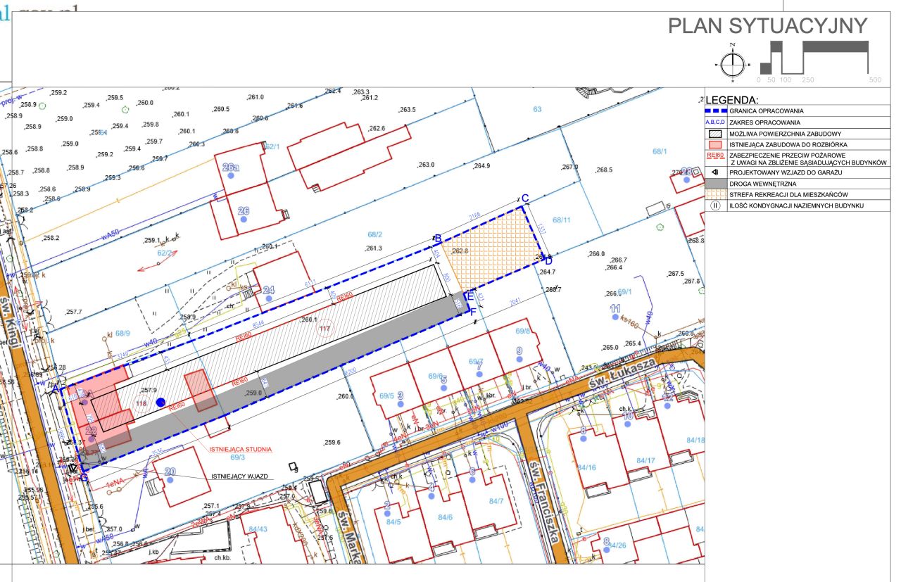 Działka inwestycyjna Częstochowa Podjasnogórska , ul. św. Kingi. Zdjęcie 2