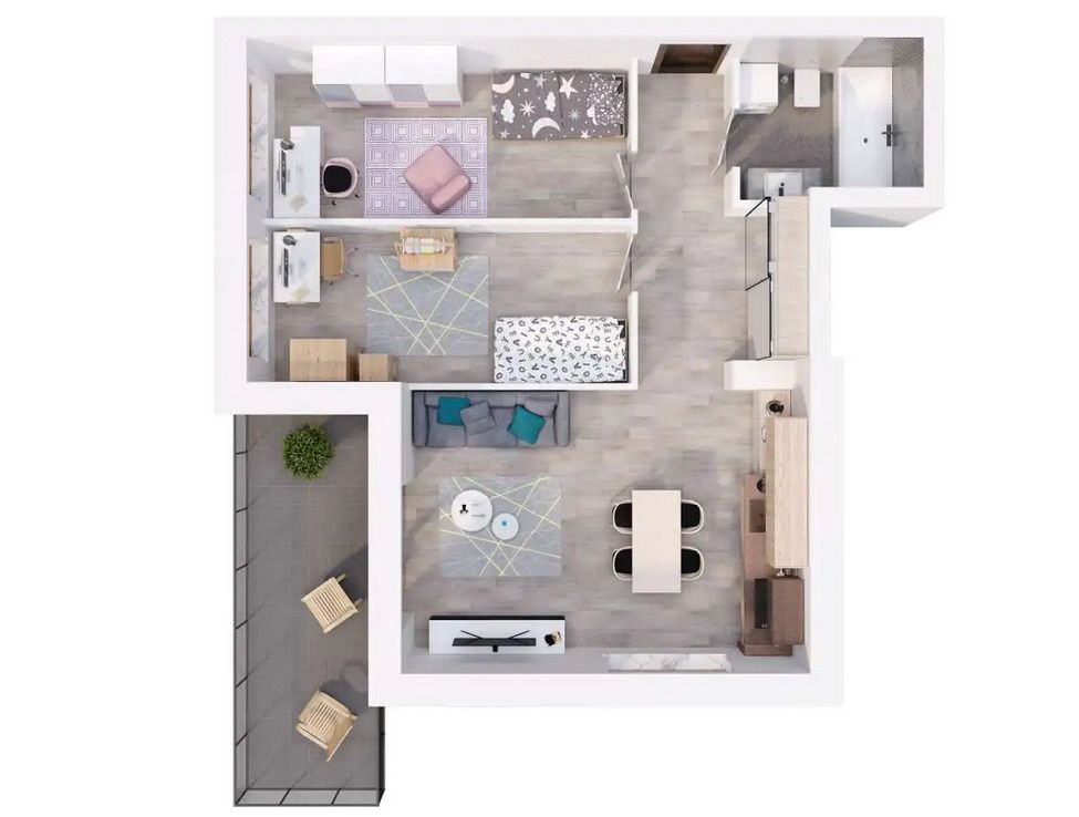 Mieszkanie 3-pokojowe Rzeszów Staromieście, ul. Lubelska. Zdjęcie 5