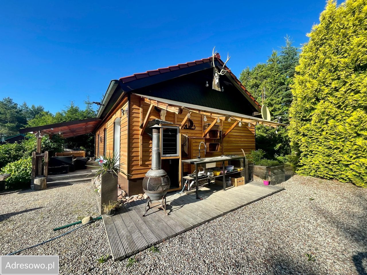 dom wolnostojący, 4 pokoje Wilkasy, ul. Przemysłowa. Zdjęcie 2