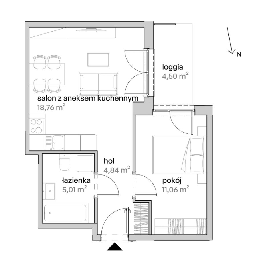 Mieszkanie 2-pokojowe Poznań Starołęka, ul. Unii Lubelskiej. Zdjęcie 7