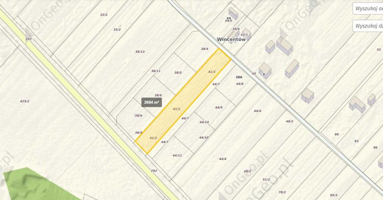 Działka budowlana Wincentów. Zdjęcie 6