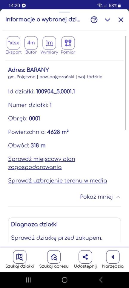 Działka rolna Barany. Zdjęcie 3