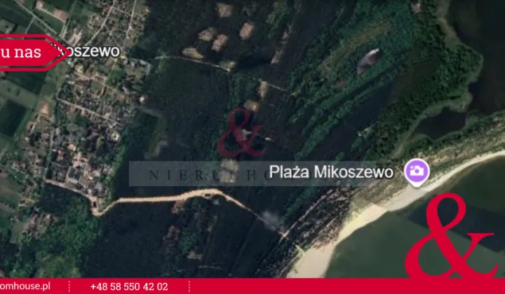 Działka inwestycyjna Mikoszewo, ul. Leśna