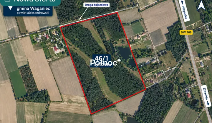 Działka rolna Michalin