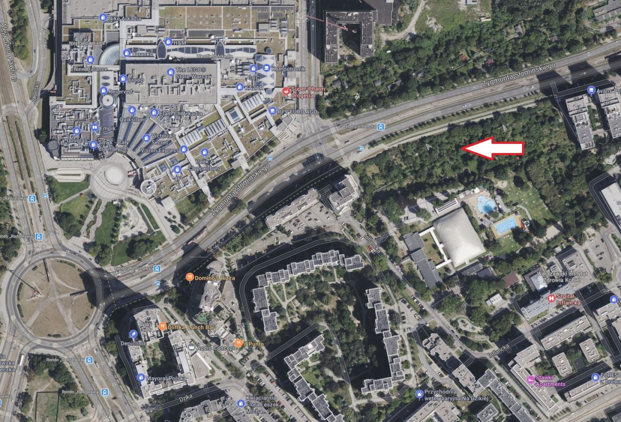 Działka rekreacyjna Warszawa Śródmieście, ul. Zygmunta Słomińskiego