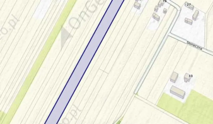 Działka rolno-budowlana Wierzchlas, ul. Leśna