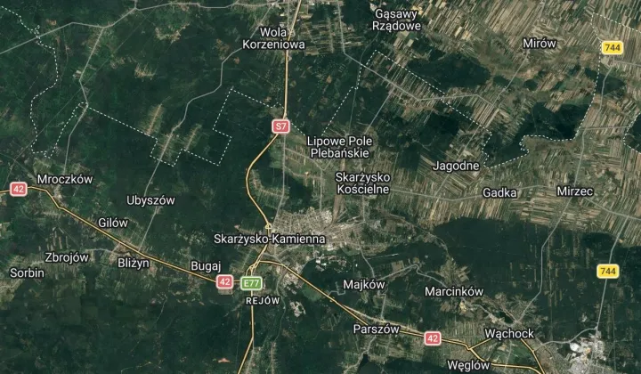 Działka inwestycyjna Skarżysko-Kamienna Borki, ul. Kopernika