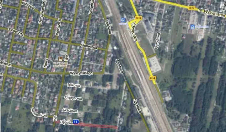 Działka budowlana Pilawa, ul. Dębowa