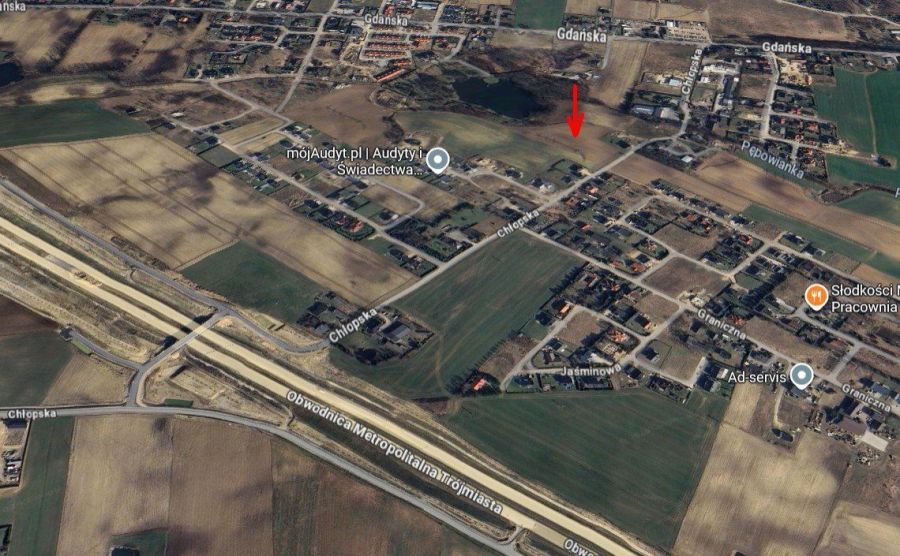 Działka budowlana Pępowo, ul. Chłopska. Zdjęcie 2