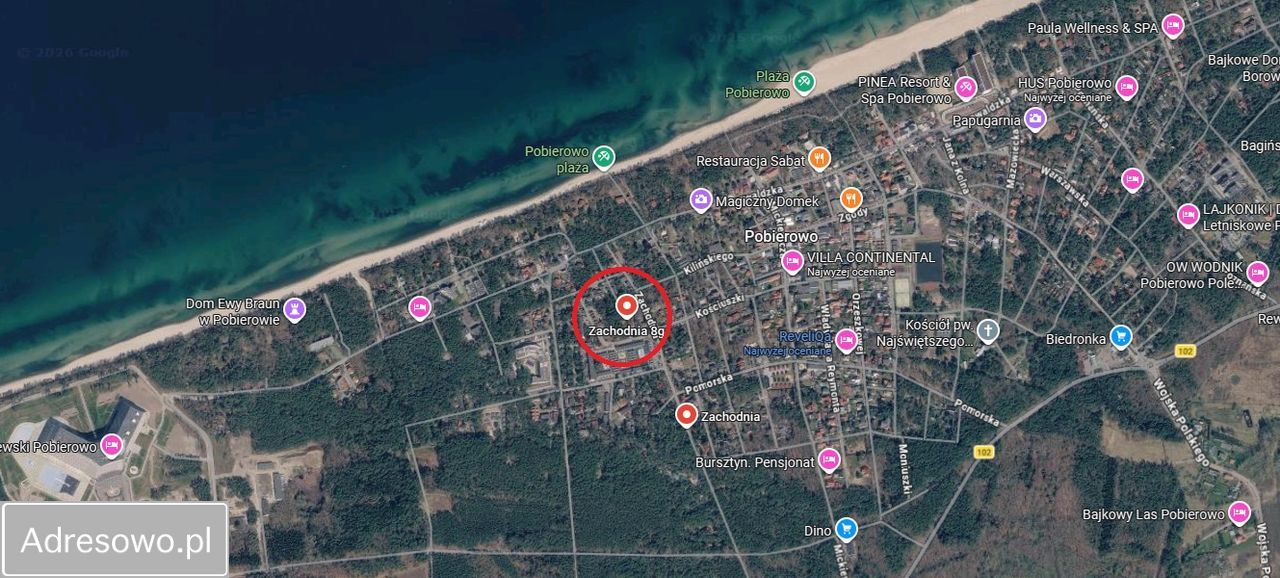 Działka budowlana Pobierowo, ul. Zachodnia. Zdjęcie 1
