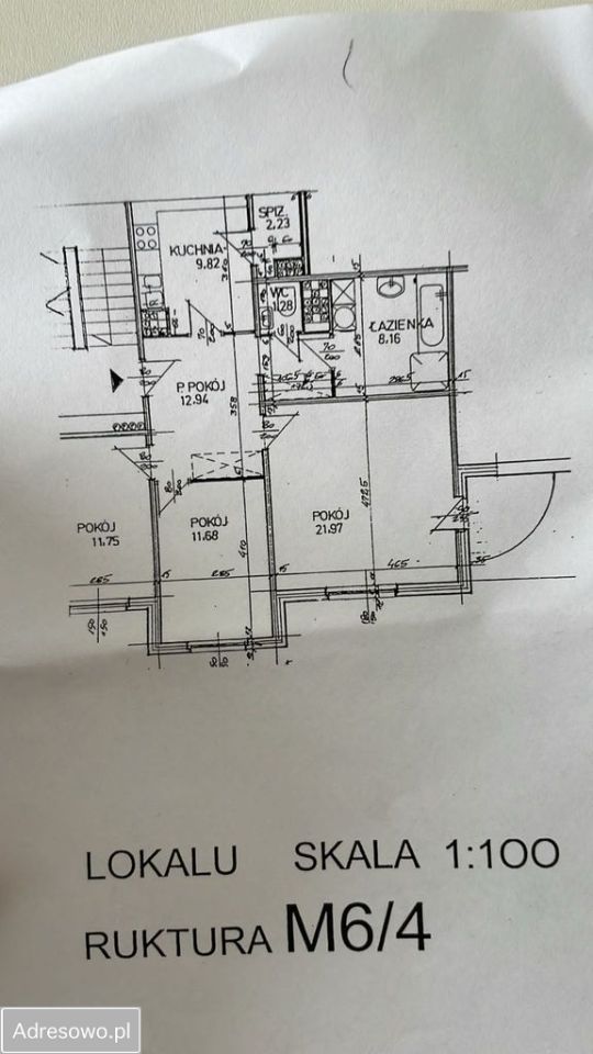 Mieszkanie 3-pokojowe Łódź Olechów, ul. Ziemowita. Zdjęcie 3