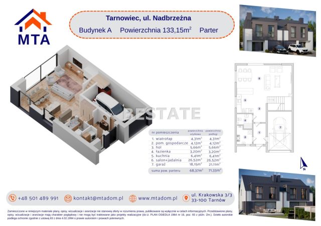 bliźniak, 5 pokoi Tarnowiec. Zdjęcie 4