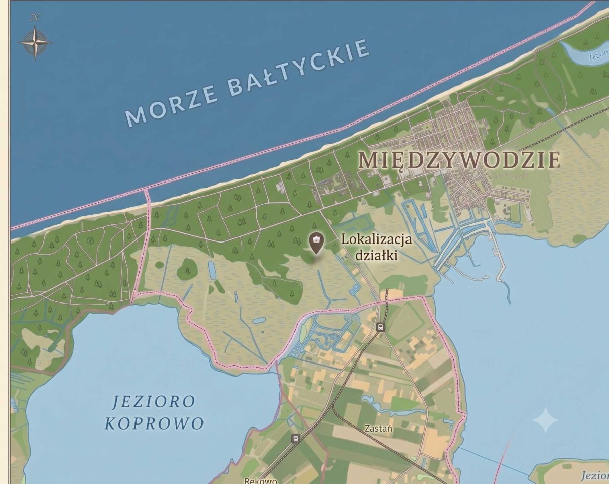 Działka budowlana Międzywodzie. Zdjęcie 3
