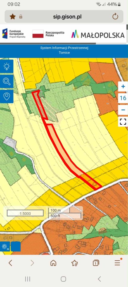 Działka rolna Radocza, ul. Jagiellońska