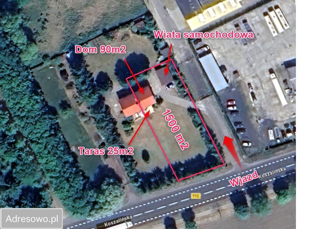 bliźniak, 4 pokoje Sławno, ul. Koszalińska. Zdjęcie 3