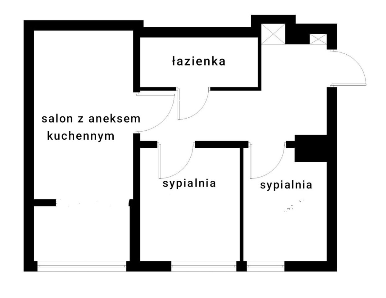 Mieszkanie 3-pokojowe Gdańsk Stare Miasto, ul. Żabi Kruk. Zdjęcie 8