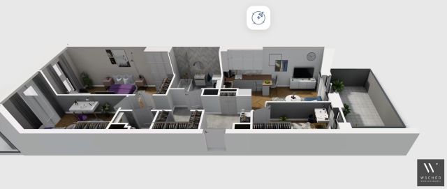 Mieszkanie 4-pokojowe Kraków Bieżanów. Zdjęcie 3