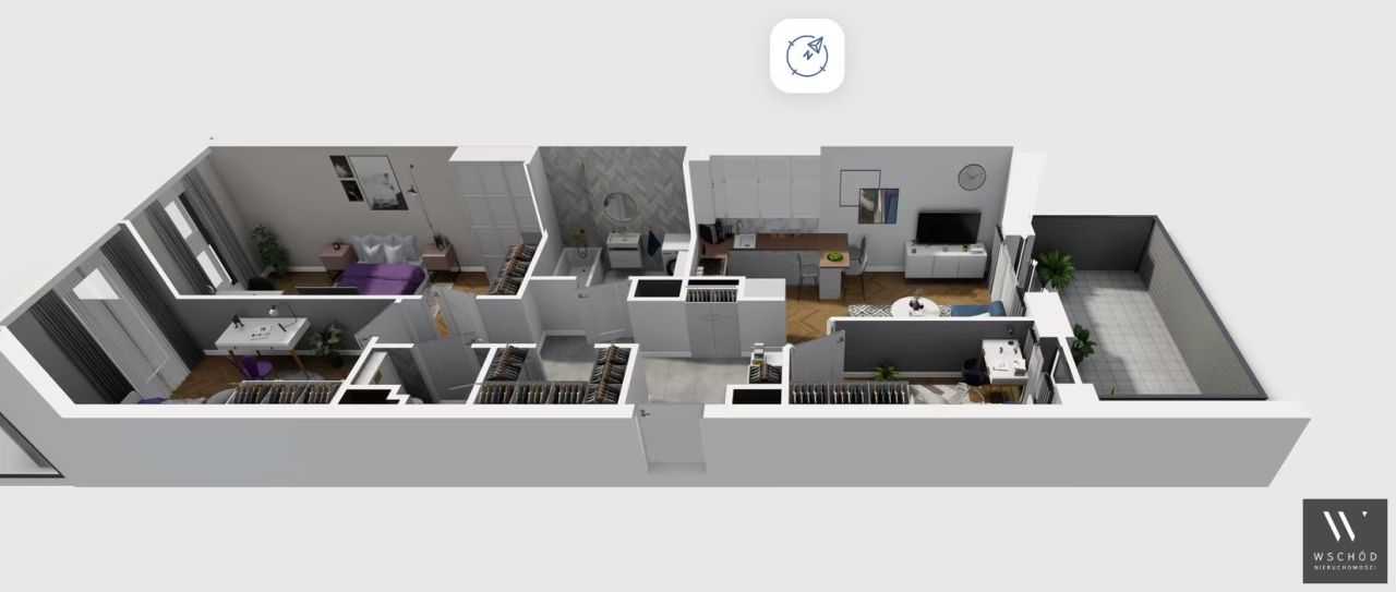 Mieszkanie 4-pokojowe Kraków Bieżanów. Zdjęcie 3