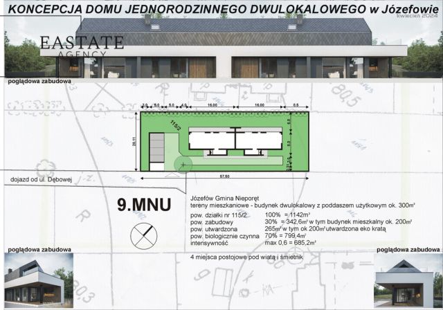 Działka budowlana Józefów, ul. Dębowa. Zdjęcie 2