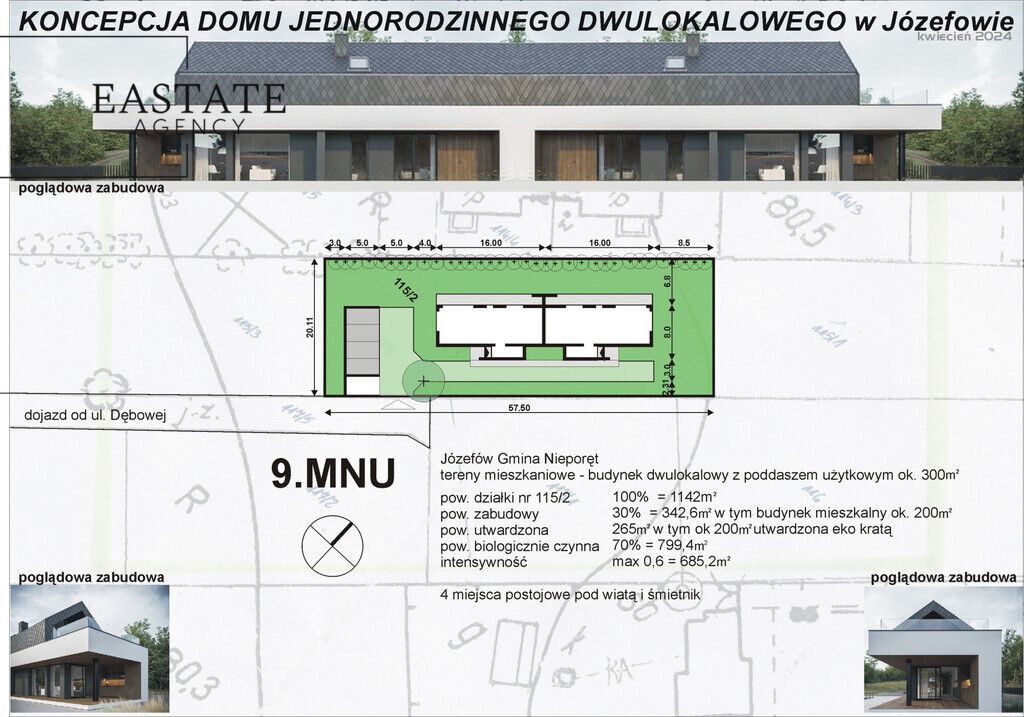 Działka budowlana Józefów, ul. Dębowa. Zdjęcie 2