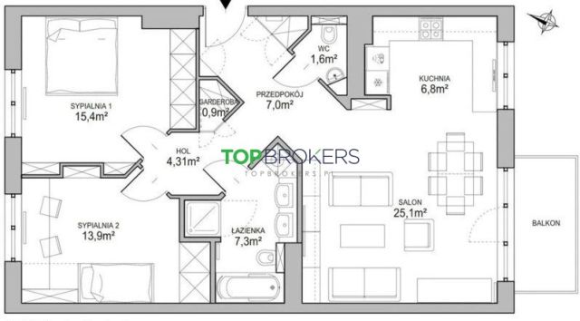 Mieszkanie 3-pokojowe Warszawa Praga-Południe, ul. Meksykańska. Zdjęcie 17