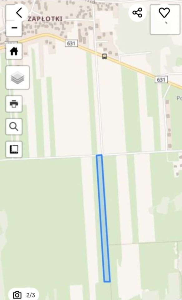 Działka rolno-budowlana Krubin. Zdjęcie 3