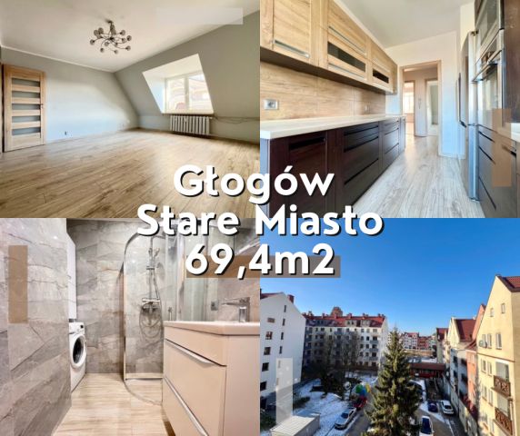 Mieszkanie 3-pokojowe Głogów Stare Miasto, ul. Smolna. Zdjęcie 1