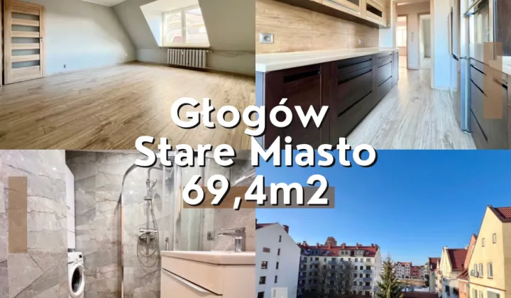 Mieszkanie 3-pokojowe Głogów Stare Miasto, ul. Smolna