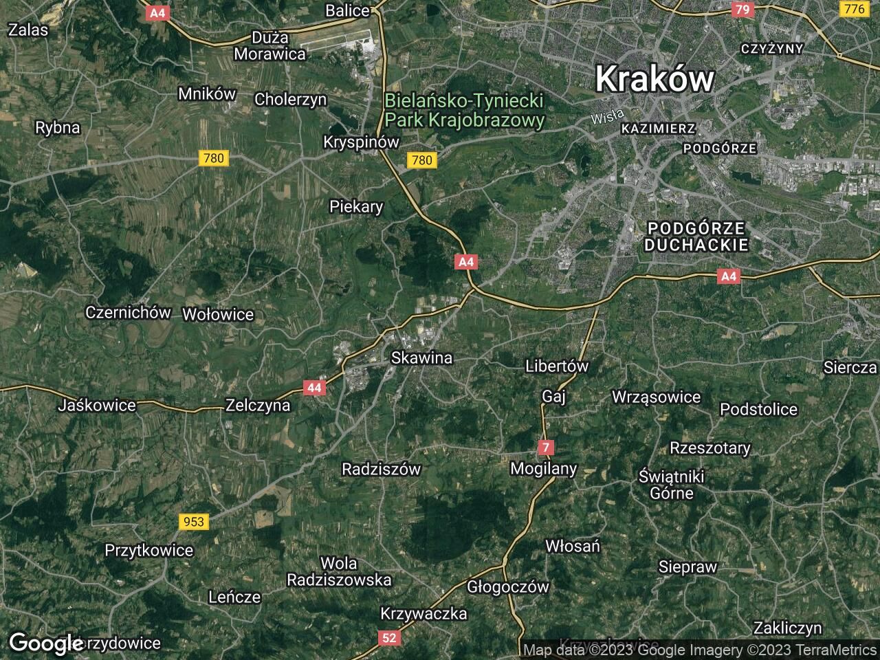 Działka inwestycyjna Skawina Rzepnik, ul. Krakowska