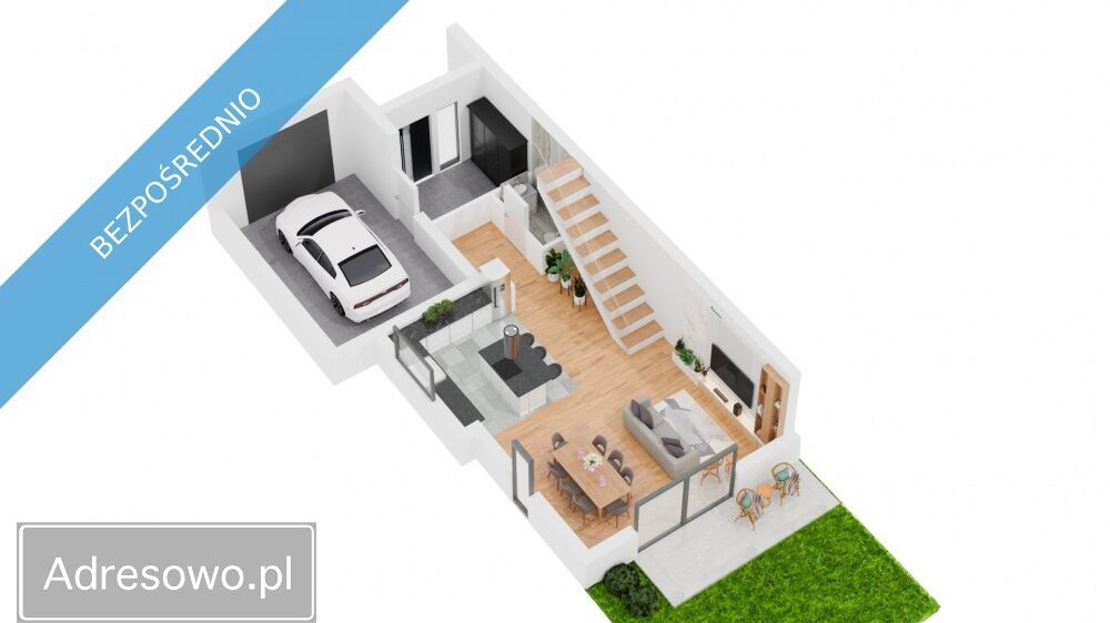 dom szeregowy, 4 pokoje Warszawa Wawer. Zdjęcie 4