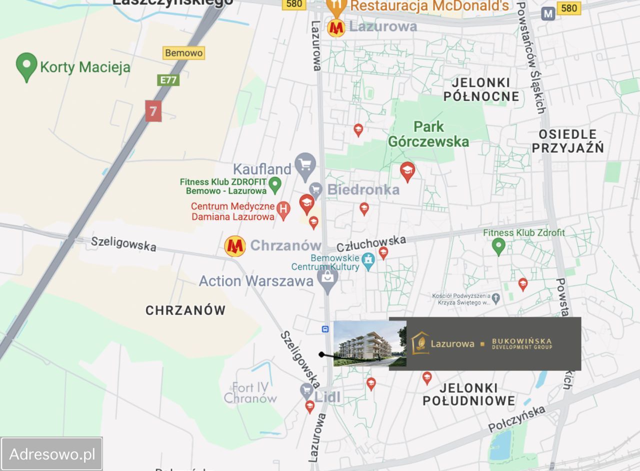 Mieszkanie 1-pokojowe Warszawa Bemowo, ul. Lazurowa. Zdjęcie 4