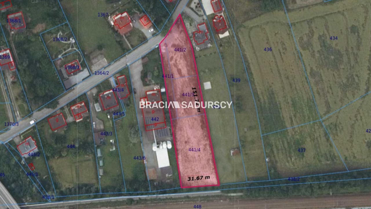 Działka budowlana Krzeszowice, ul. Władysława Reymonta. Zdjęcie 2