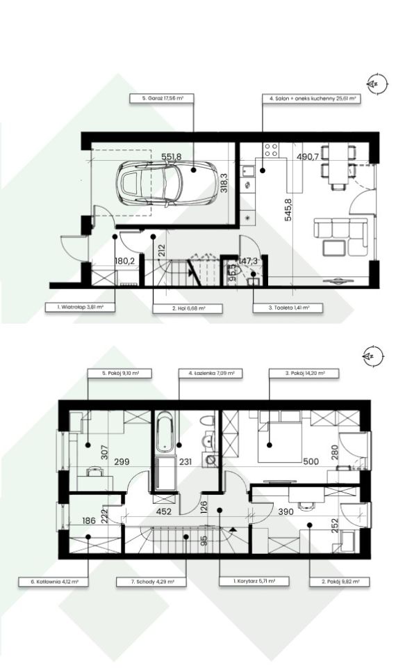 dom szeregowy, 4 pokoje Bronisze. Zdjęcie 7