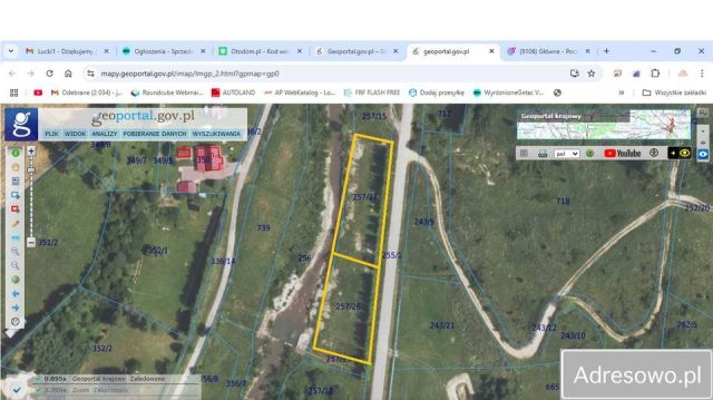 Działka rekreacyjna Krościenko. Zdjęcie 1