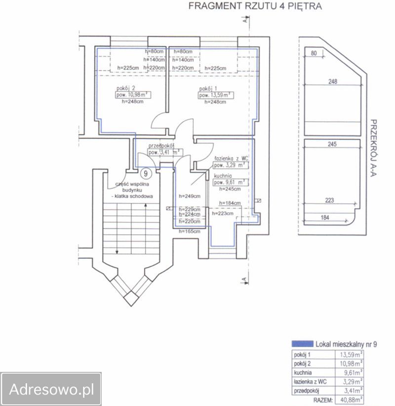 Mieszkanie 2-pokojowe Wrocław Gajowice, ul. Mosiężna. Zdjęcie 9