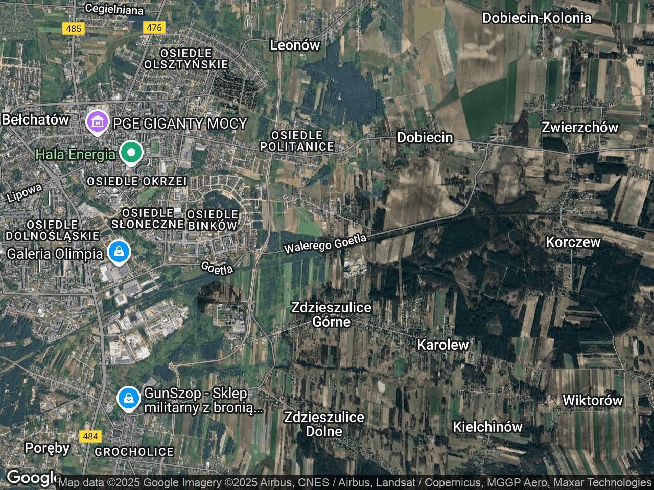 Garaż/miejsce parkingowe Bełchatów Binków, ul. Walerego Goetla