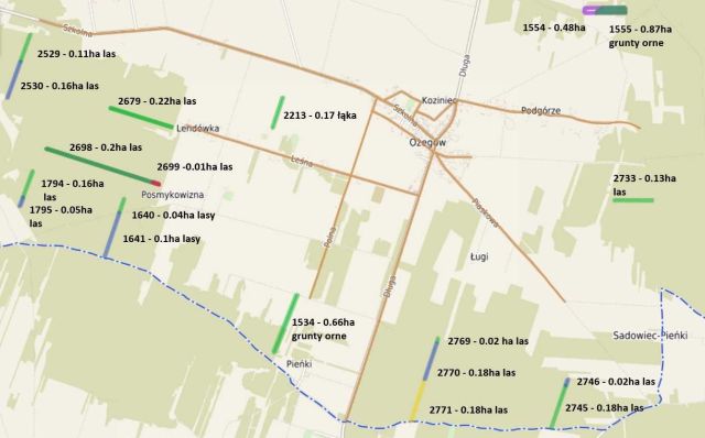 Działka rolna Pieńki. Zdjęcie 1